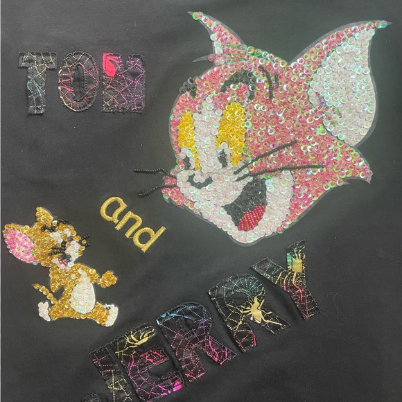 Dolce & Gabbana vintage Sequined Tom and Jerry Shirt - Picture 3 of 3